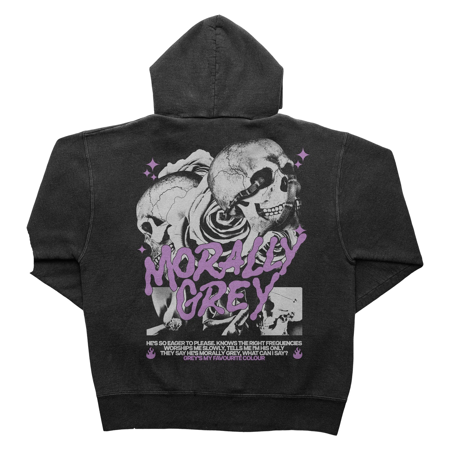 "MORALLY GREY" Hoodie